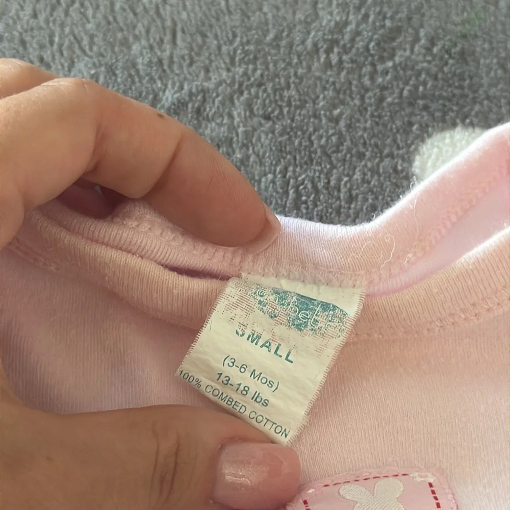 Charming Pink Baby Bodysuit and Pants Set